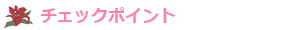 チェックポイント